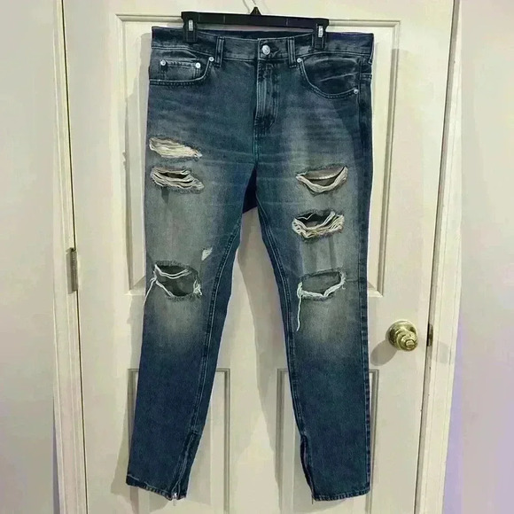 PacSun Men’s 34x30 Stacked Skinny Stretch Denim Jeans - Picture 2 of 11